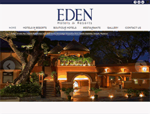 Tablet Screenshot of edenhotelsandresorts.com